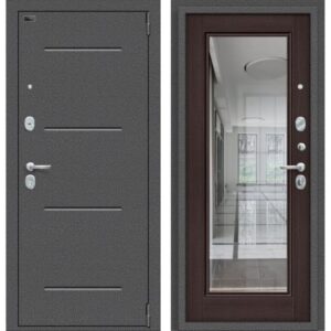 Входная дверь Porta S 104.П61 (антик серебро, wenge veralinga)