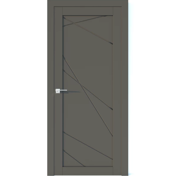 Межкомнатная дверь Аврора Vector V10 (Грей, глухая)
