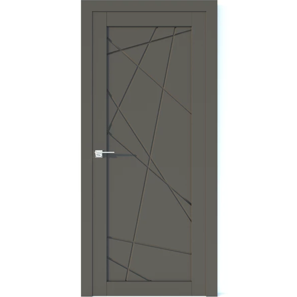 Межкомнатная дверь Аврора Vector V11 (Грей, глухая)