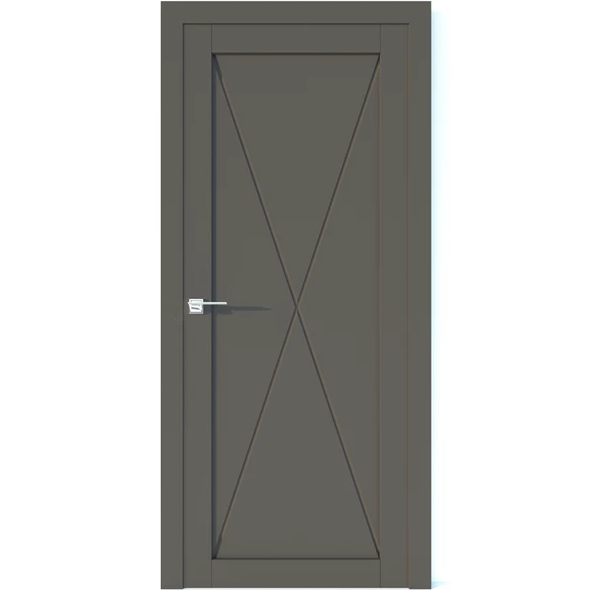 Межкомнатная дверь Аврора Vector V25 (Грей, глухая)