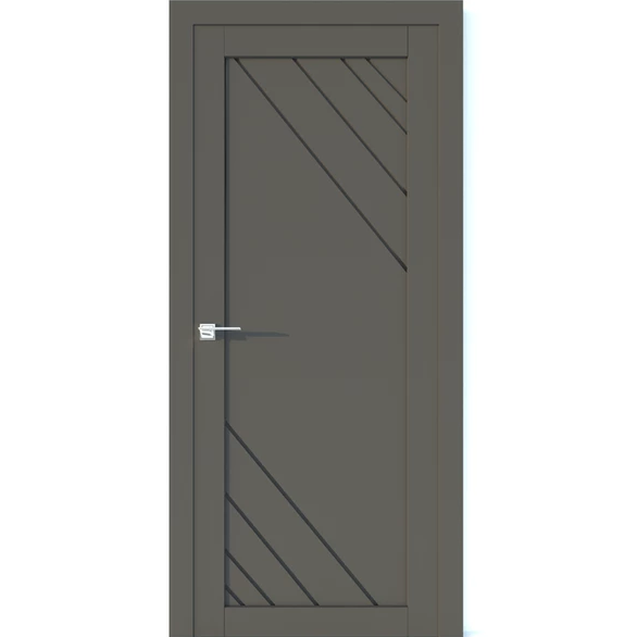 Межкомнатная дверь Аврора Vector V28 (Грей, глухая)
