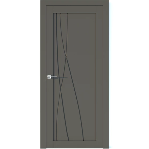Межкомнатная дверь Аврора Vector V30 (Грей, глухая)