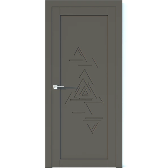 Межкомнатная дверь Аврора Vector V43 (Грей, глухая)