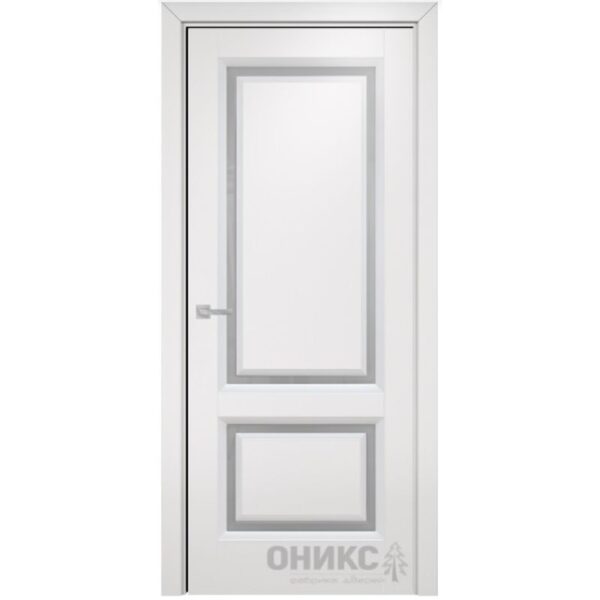Межкомнатная дверь Оникс Бристоль (эмаль белая)