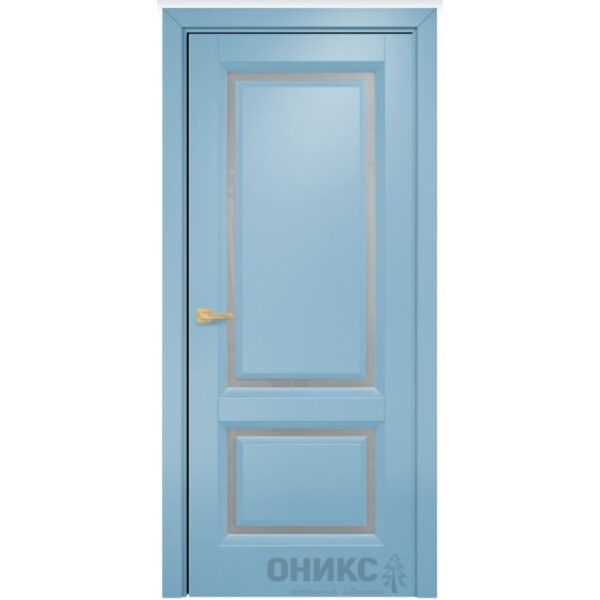 Межкомнатная дверь Оникс Бристоль (эмаль голубая)
