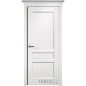 Межкомнатная дверь Оникс Италия 3 (эмаль белая, глухая)