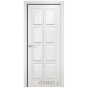 Межкомнатная дверь Оникс Неаполь (эмаль белая, глухая)