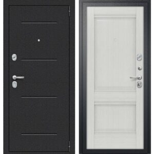 Входная дверь Porta R 104.К42 (букле черный/bianco veralinga)