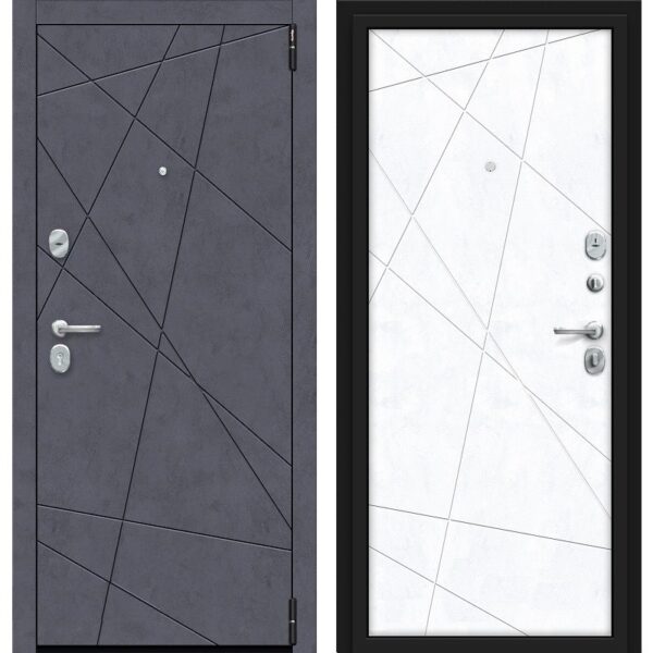 Входная дверь Porta R 15.15 (graphite art/snow art)
