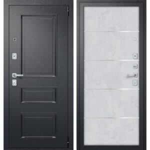 Входная дверь Porta R 403.П50 (букле черный/snow art)