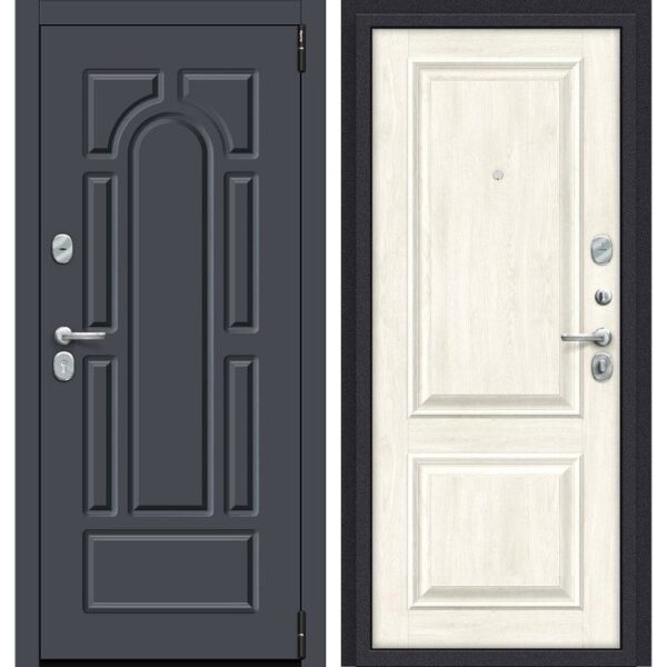 Входная дверь Porta R 55.К12 (graphite art/nordic oak)