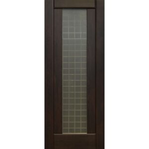 Межкомнатная дверь ДверКо Бастион (Остекленная, стекло художественное)
