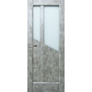 Межкомнатная дверь ДверКо Дао (Венеция Айс, стекло белое)