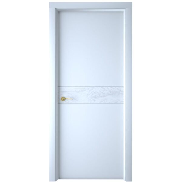 Межкомнатная дверь Interne Doors Line S2 (Белая эмаль, глухая)