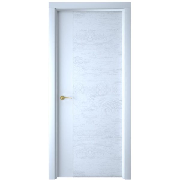 Межкомнатная дверь Interne Doors Line S4 (Белая эмаль, глухая)