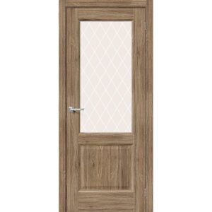 Межкомнатная дверь Неоклассик-33 (Original Oak, остеклённая)
