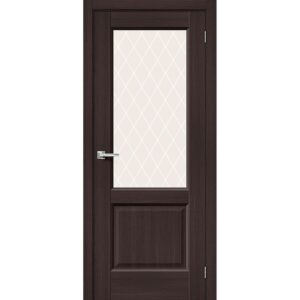Межкомнатная дверь Неоклассик-33 (Wenge Melinga, остеклённая)