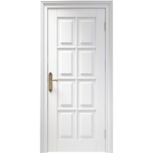 Межкомнатная дверь Арлес Династия 4 (Белый снег, глухая)