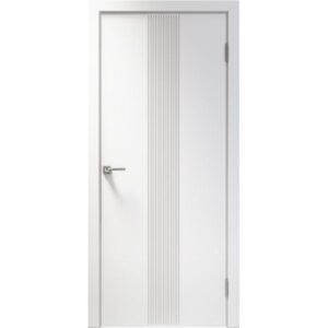 Межкомнатная дверь Арлес Дизайн 3 (Белый снег, глухая)