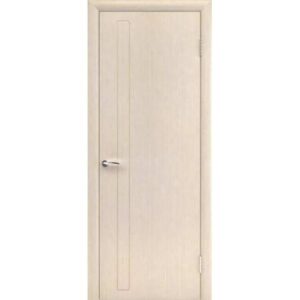 Межкомнатная дверь Арлес Модерн М1Б (Лен белый, глухая)