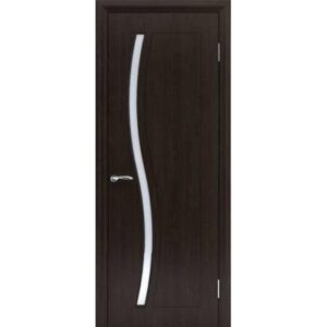 Межкомнатная дверь Арлес Модерн М51 (Венге, остеклённая)