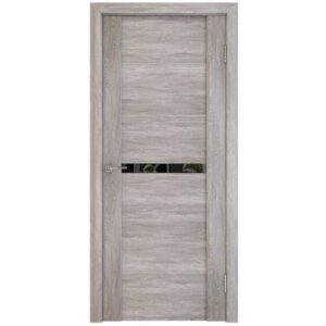 Межкомнатная дверь Арлес Сигма 3 (Дуб седой, остеклённая)