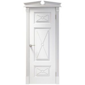 Межкомнатная дверь Арлес Венеция В2 (Белый софт, глухая)