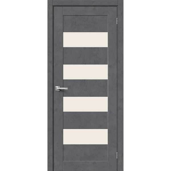 Межкомнатная дверь Браво-23 (Slate Art, остеклённая)