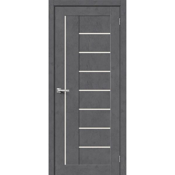Межкомнатная дверь Браво-29 (Slate Art, остеклённая)