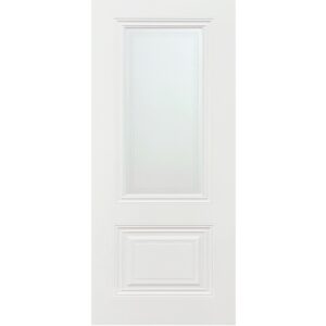 Межкомнатная дверь DIM Enamel S-2.1 (белый, остеклённая)