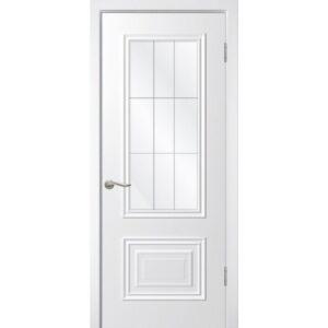 Межкомнатная дверь WanMark Гранд-1 ДО (Эмаль белая)