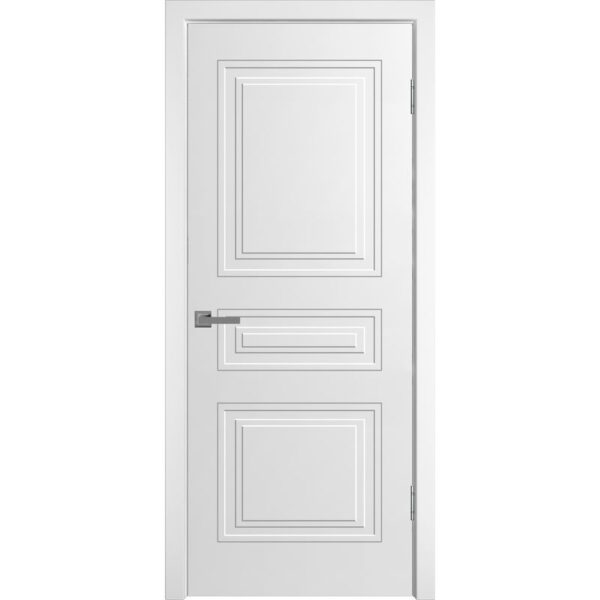 Межкомнатная дверь WanMark Нео-3 ДГ (Эмаль белая)