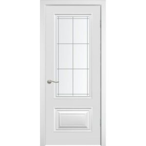 Межкомнатная дверь WanMark Симпл-2 ДО (Эмаль белая)
