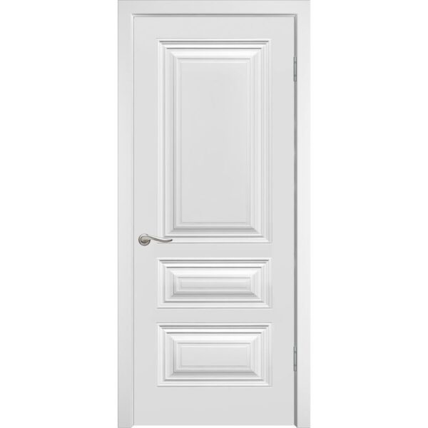 Межкомнатная дверь WanMark Симпл-3 ДГ (Эмаль белая)
