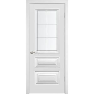 Межкомнатная дверь WanMark Симпл-3 ДО (Эмаль белая)