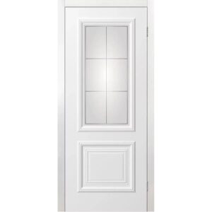 Межкомнатная дверь WanMark Симпл-6 ДО (Эмаль белая)