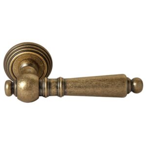 Ручка дверная Rucetti RAP-CLASSIC-L 8 OMB старая матовая бронза