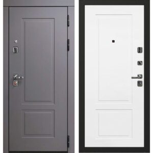 Входная дверь OIKO Acoustic K2 Grey Soft/K2 (софт белый)