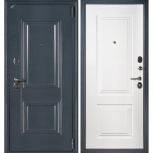 Входная дверь Кантата (белый матовый, металл/МДФ)