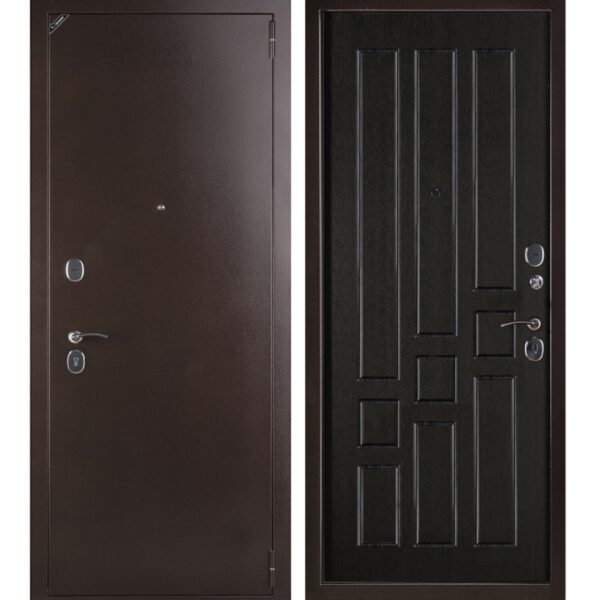 Входная дверь Комфорт (венге, металл/МДФ, 960×2200)