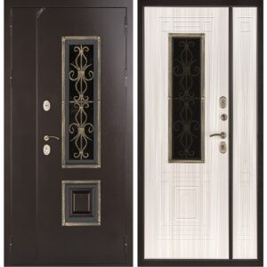 Входная дверь Венеция-2 (сандал белый, металл/МДФ, 1200×2050)
