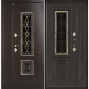 Входная дверь Венеция-2 (венге, металл/МДФ, 1200×2050)