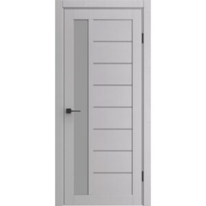 Межкомнатная дверь Порта-27 ПП (Ibis Wood/Grey Fog, остеклённая)