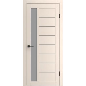 Межкомнатная дверь Порта-27 ПП (Nevada Wood/Grey Fog, остеклённая)