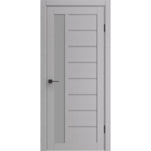 Межкомнатная дверь Порта-27 ПП (Wood Nardo Grey/Grey Fog, остеклённая)