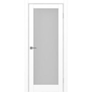 Межкомнатная дверь Optima Porte Тоскана 601.2 (белый снежный, остеклённая, мателюкс)